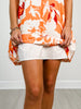 Short Sleeve Tropical Floral Shirt Dress