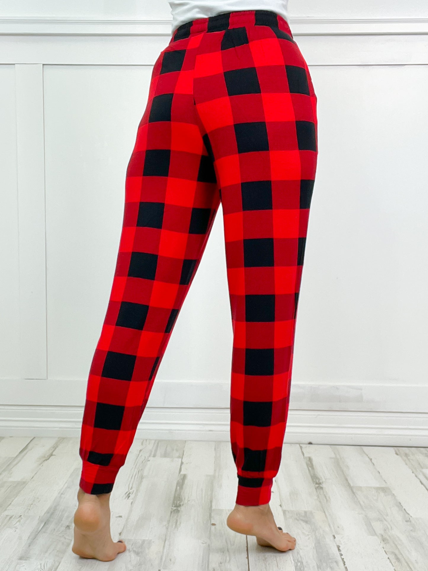 Cozy Up Buffalo Plaid Loungewear Set