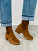 Corkys Goodness Gracious Boots in TOBACCO FAUX SUEDE