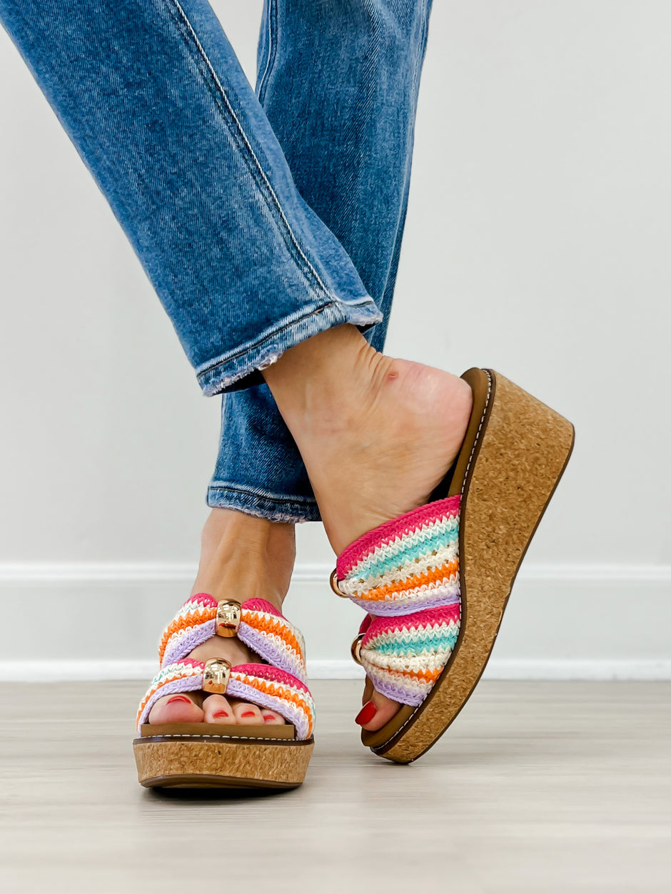 Corkys Miss Understood Wedges in Multi