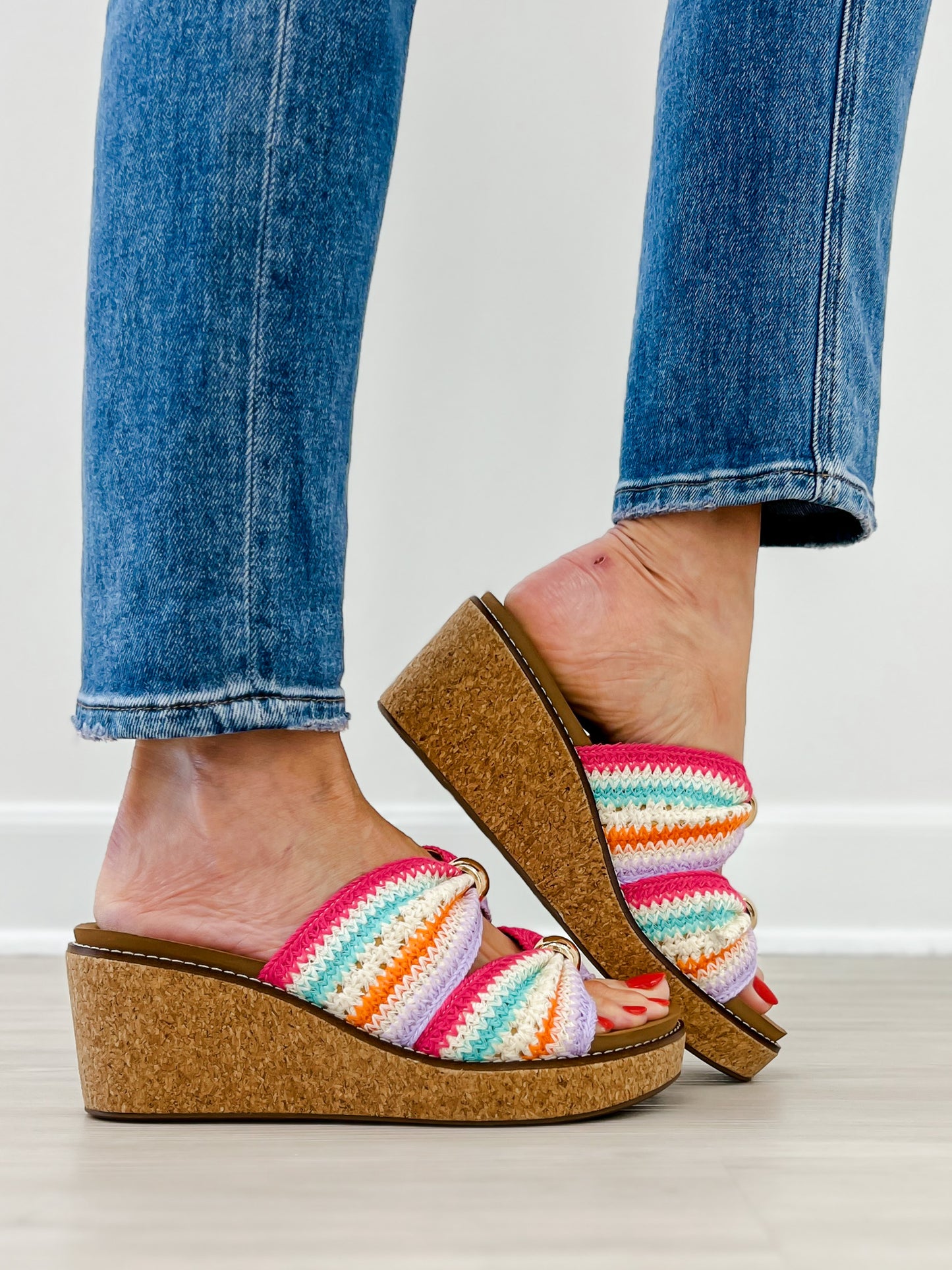 Corkys Miss Understood Wedges in Multi