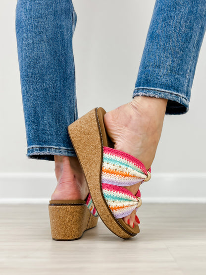 Corkys Miss Understood Wedges in Multi