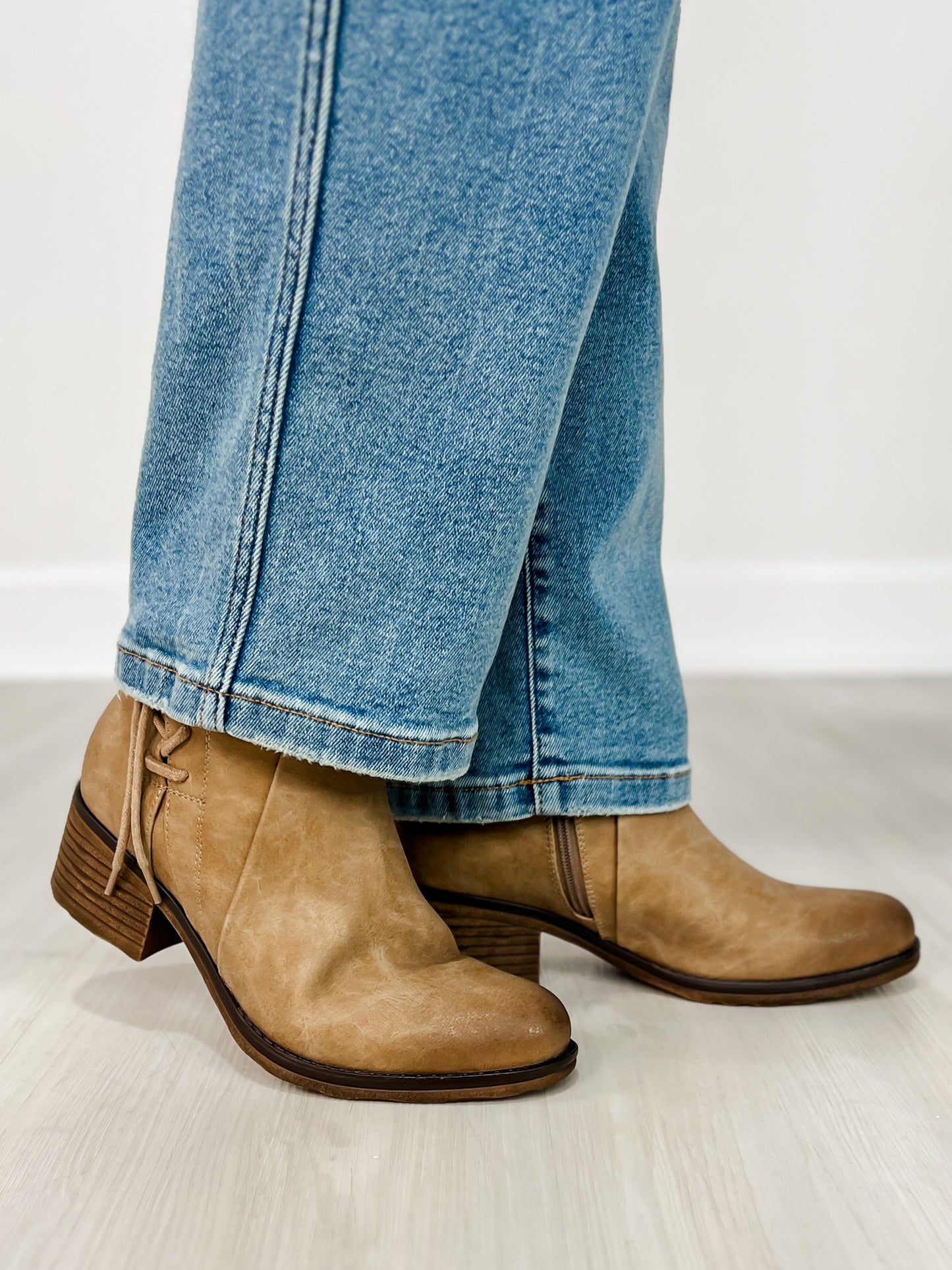 Pierre Dumas Gossip-15 Bootie in Taupe