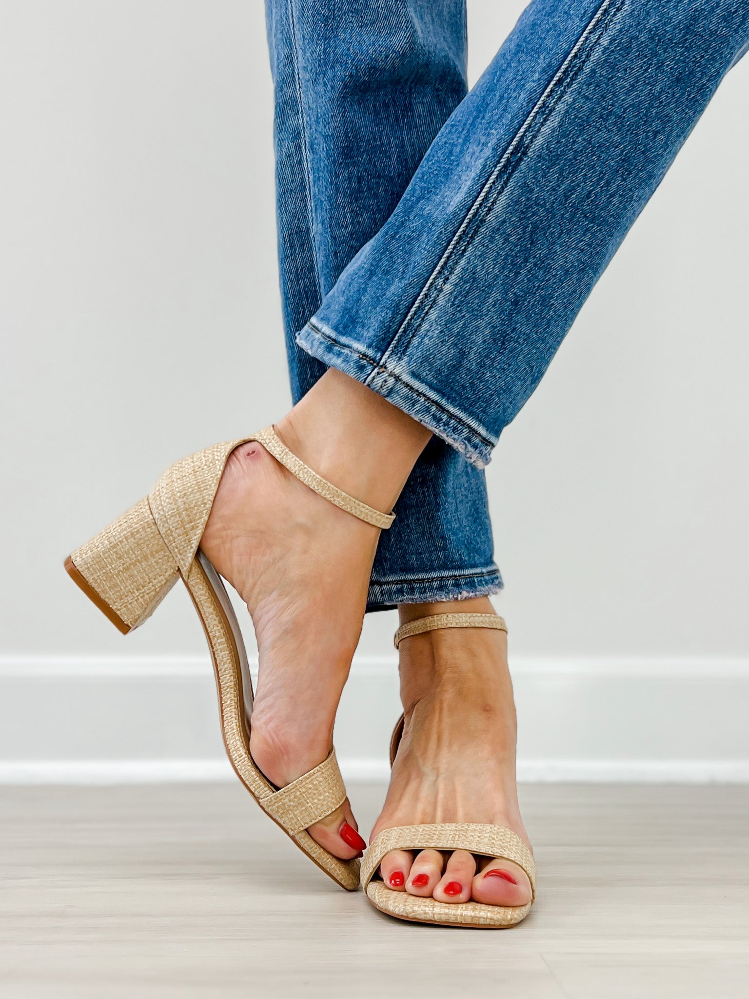 Corkys Save The Date Heels in Raffia