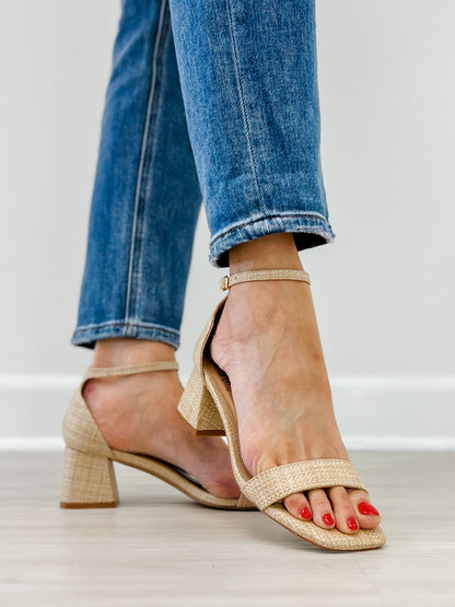 Corkys Save The Date Heels in Raffia