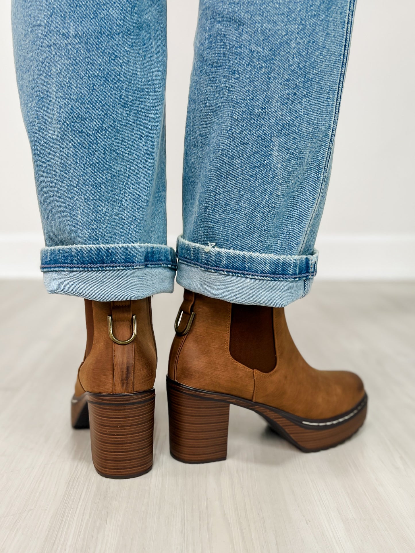 Pierre Dumas Susan-4 Bootie in Whiskey