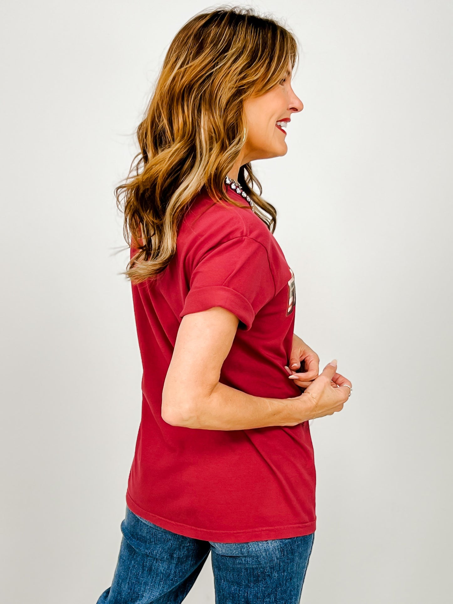 Stitched Merry Graphic Tee