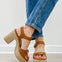 Corkys Daddys Money Platform Wedges in Tan