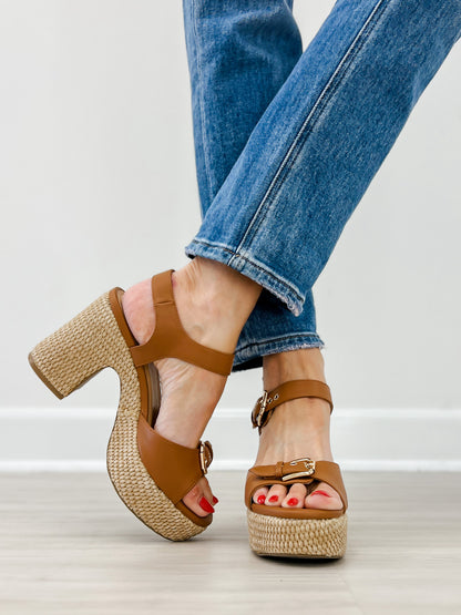 Corkys Daddys Money Platform Wedges in Tan
