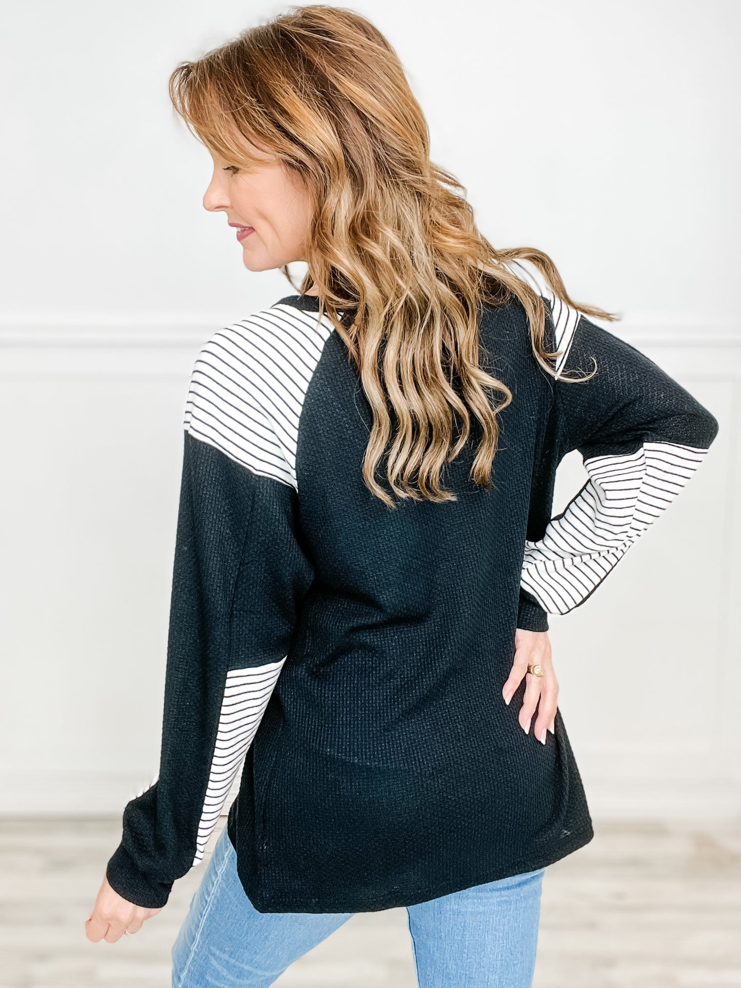 Long Sleeve Solid Knit Top