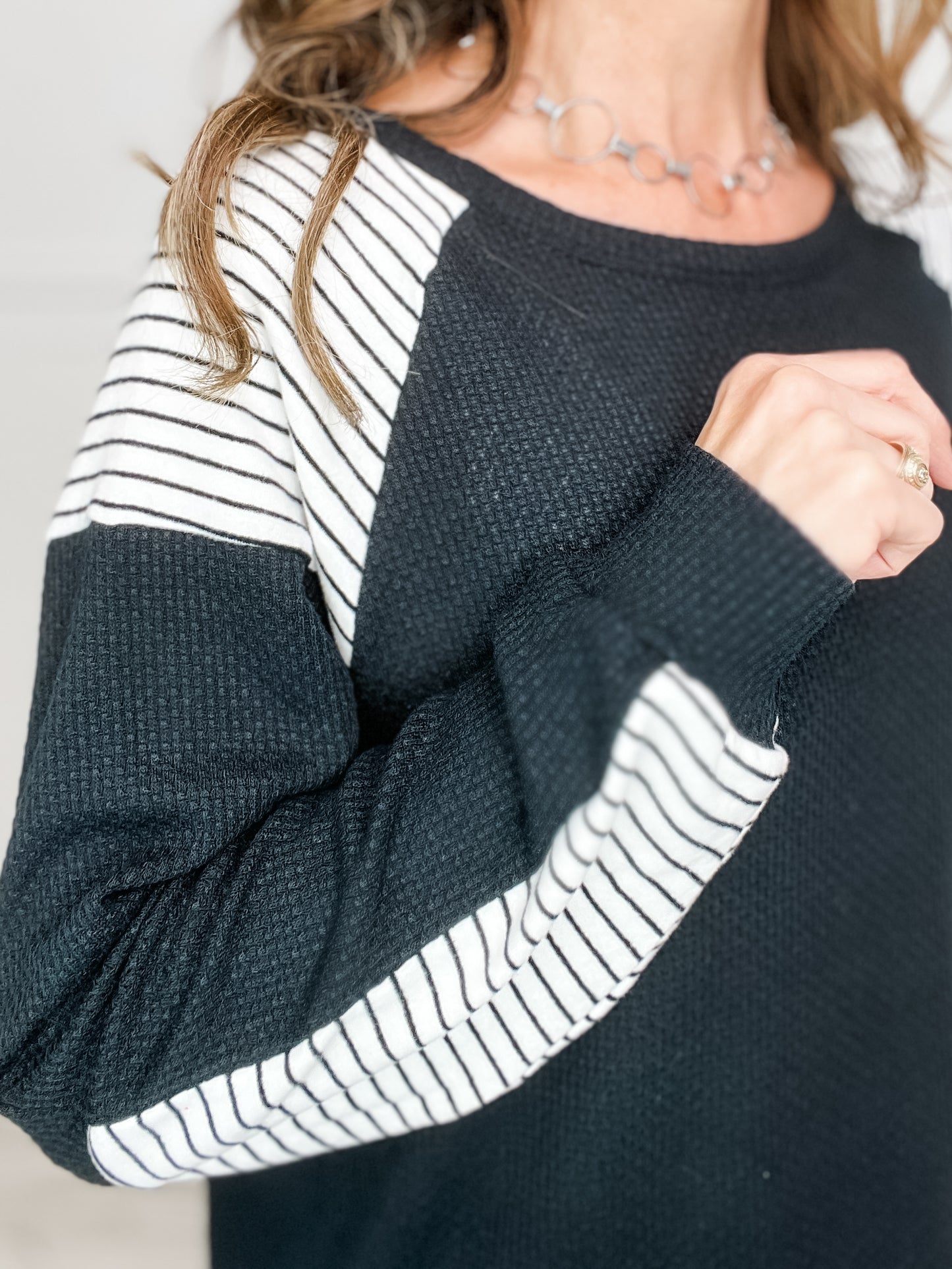 Long Sleeve Solid Knit Top