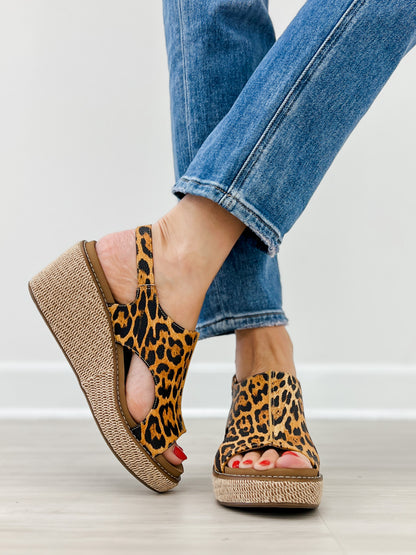 Corkys Carley Wedges in LEOPARD