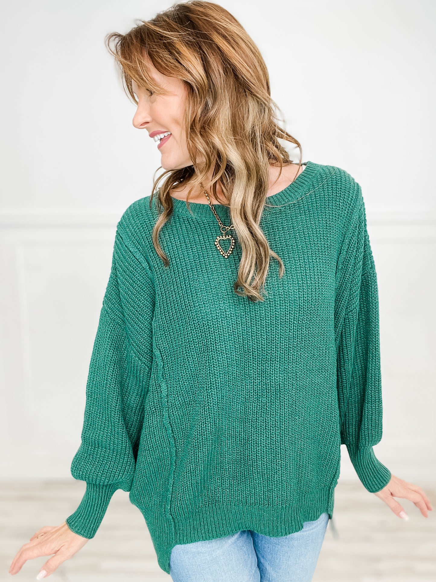 Long Sleeve Knit Sweater Top