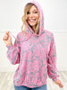 Use Somebody Floral Bliss Hooded Long Sleeve Top