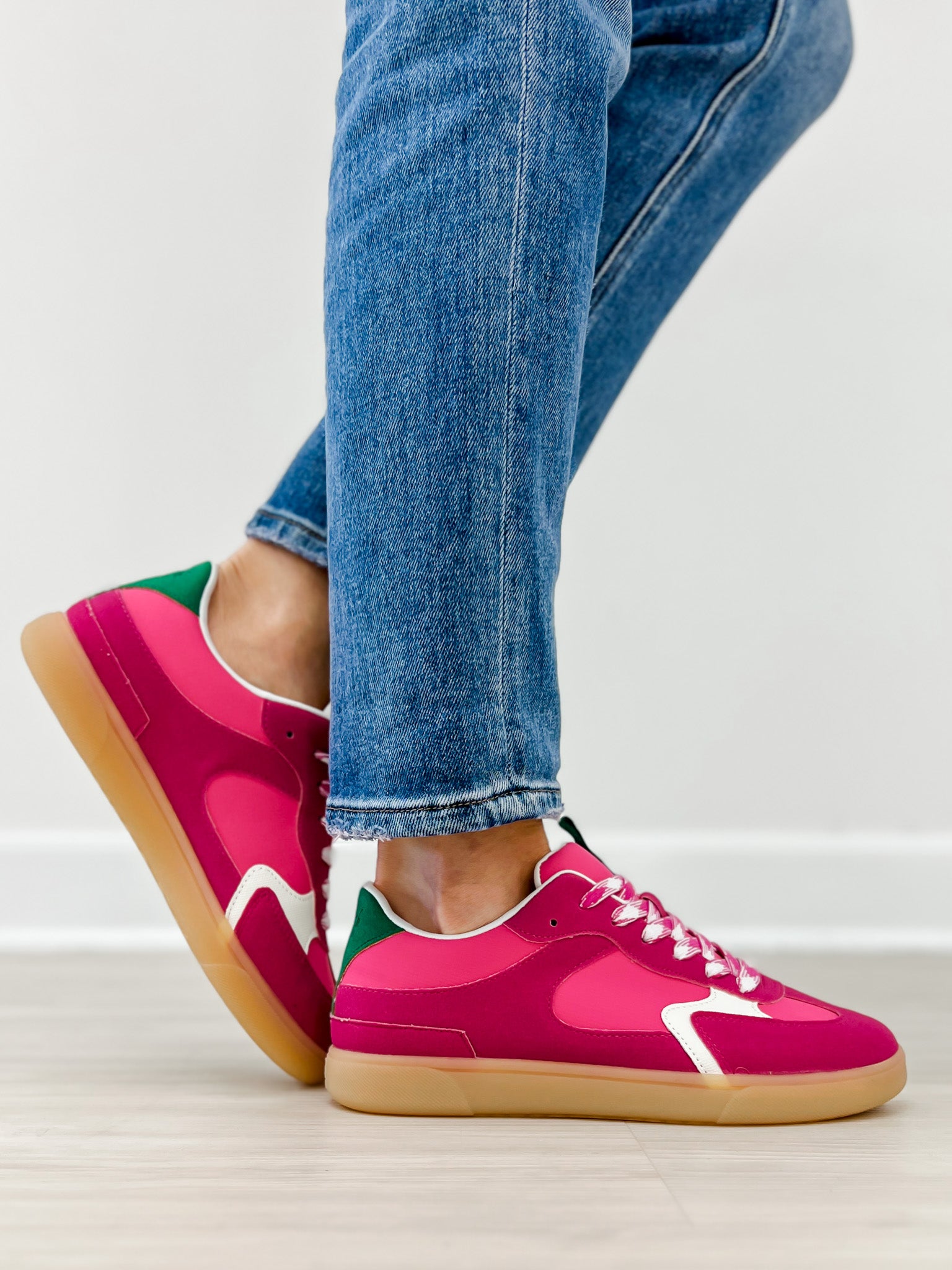 Blowfish Tastic Lace Up Sneaker in Pink Glow