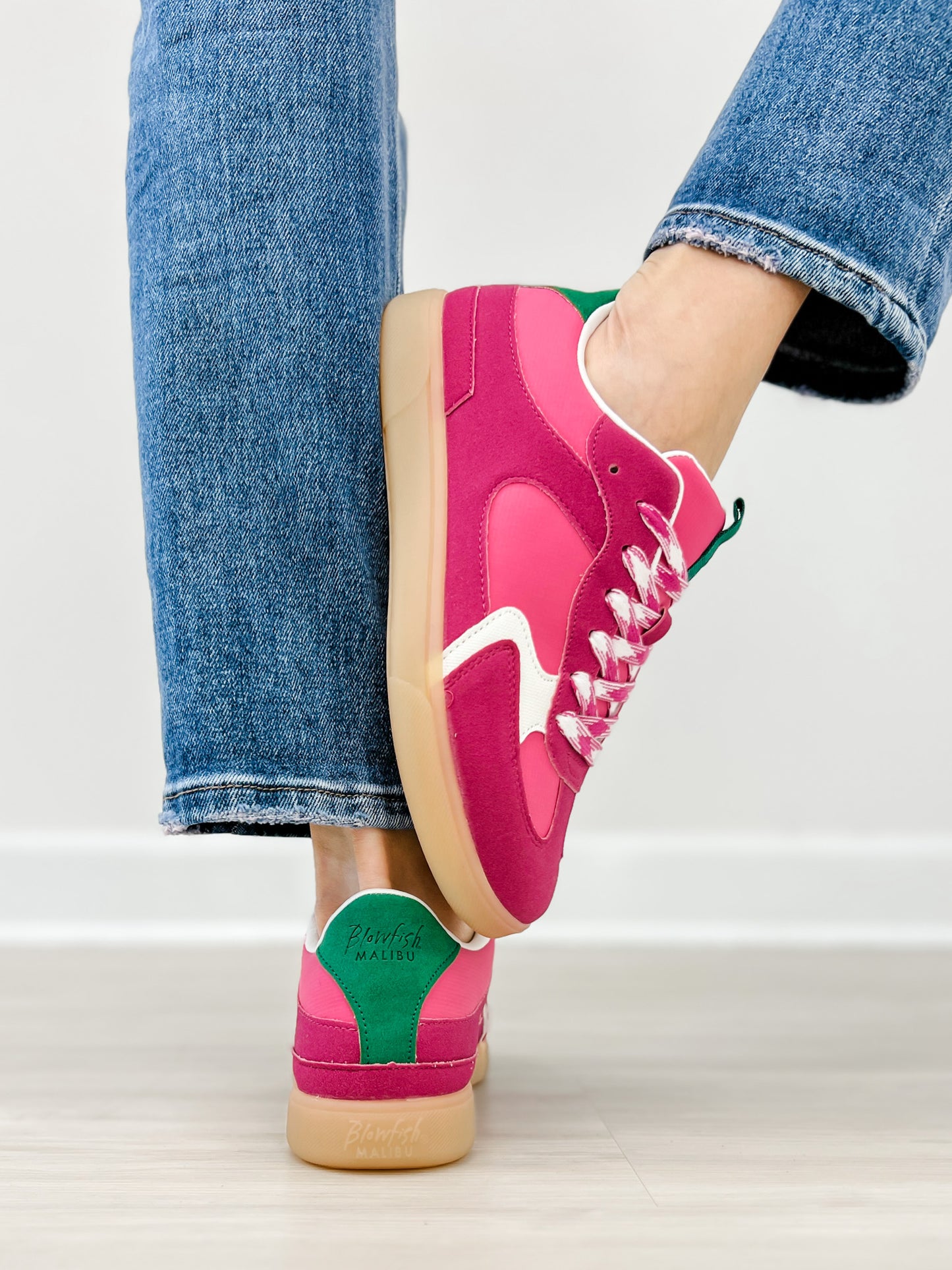 Blowfish Tastic Lace Up Sneaker in Pink Glow