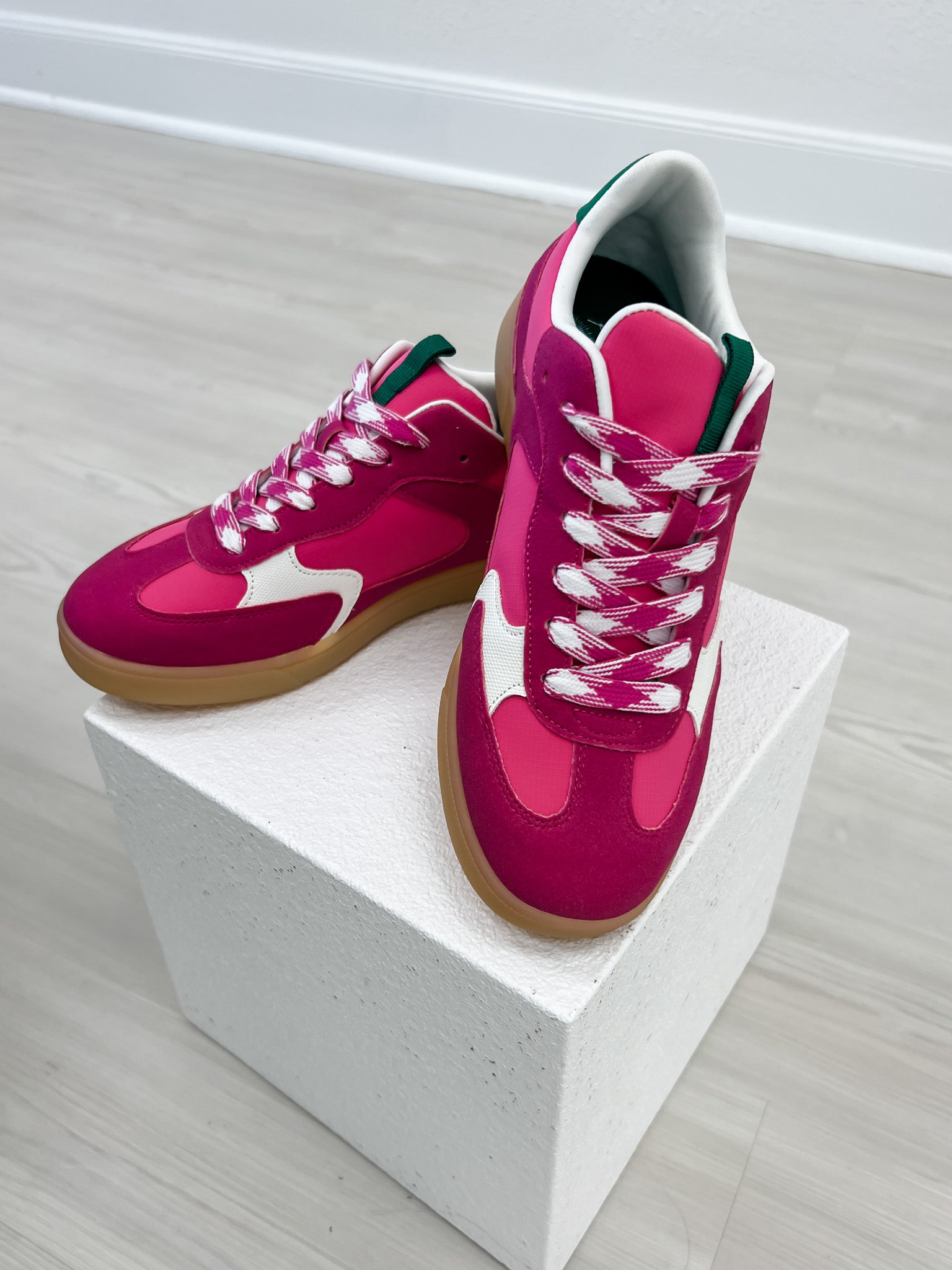 Blowfish Tastic Lace Up Sneaker in Pink Glow