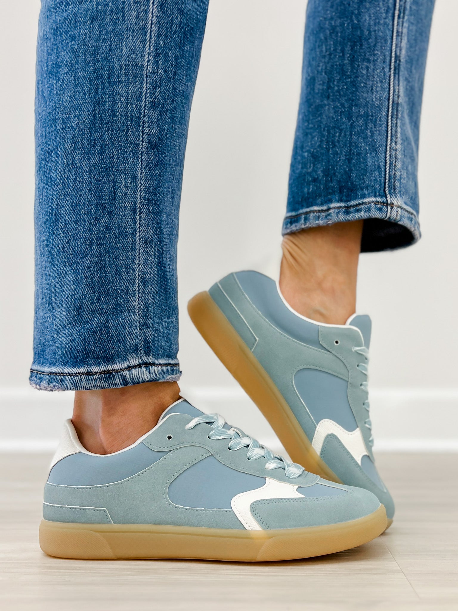 Blowfish Tastic Lace Up Sneaker in Sky Blue