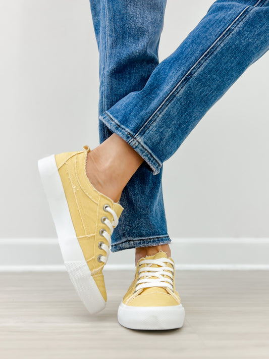 Blowfish Malibu Very Sadie Sneakers in Butter Yellow