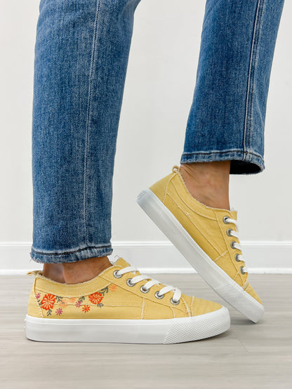 Blowfish Malibu Very Sadie Sneakers in Butter Yellow