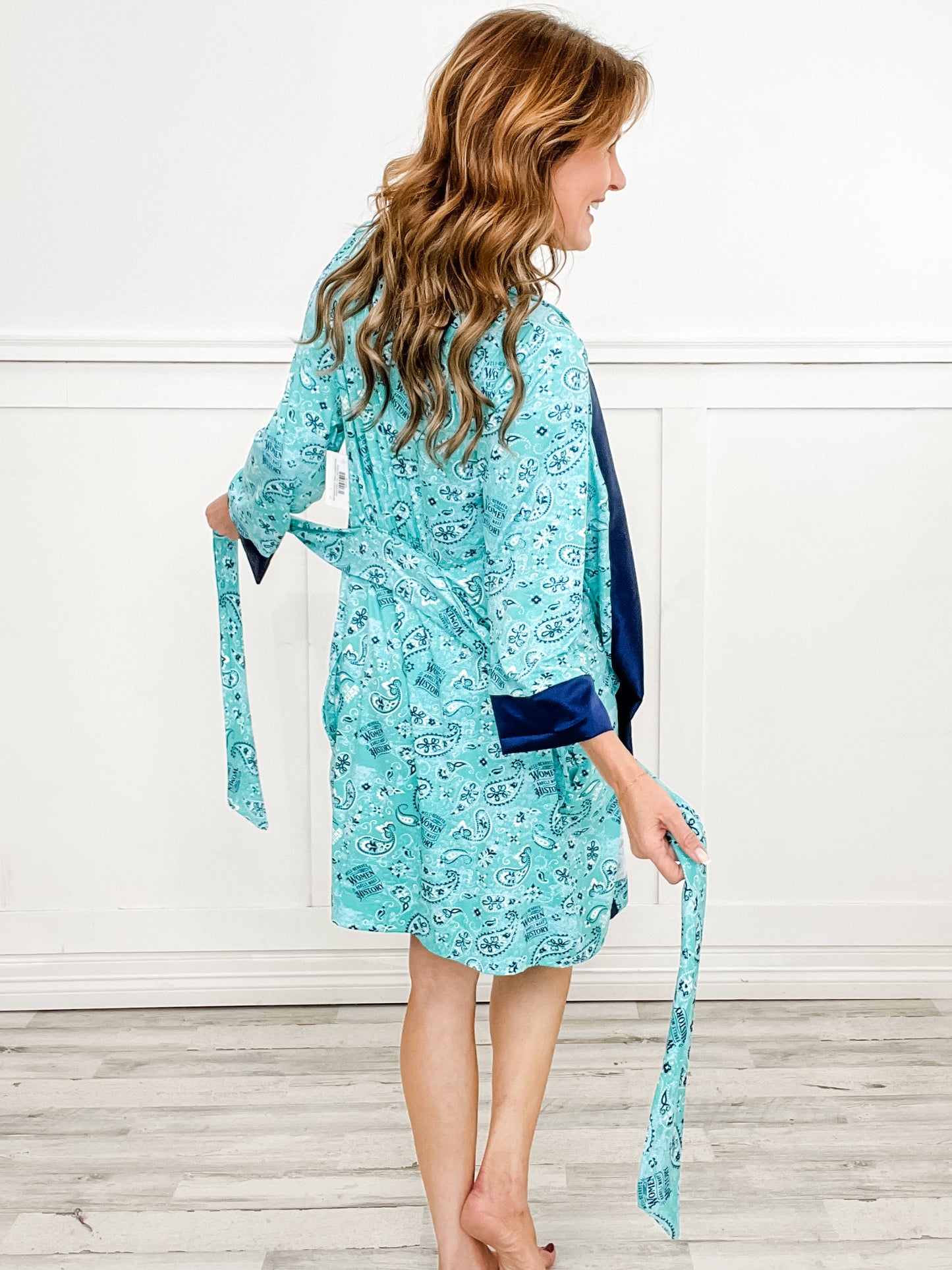 Well Behaved Women Paisley Loungewear Robe