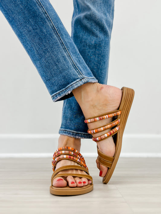 Blowfish August Sandals in Tan Multi