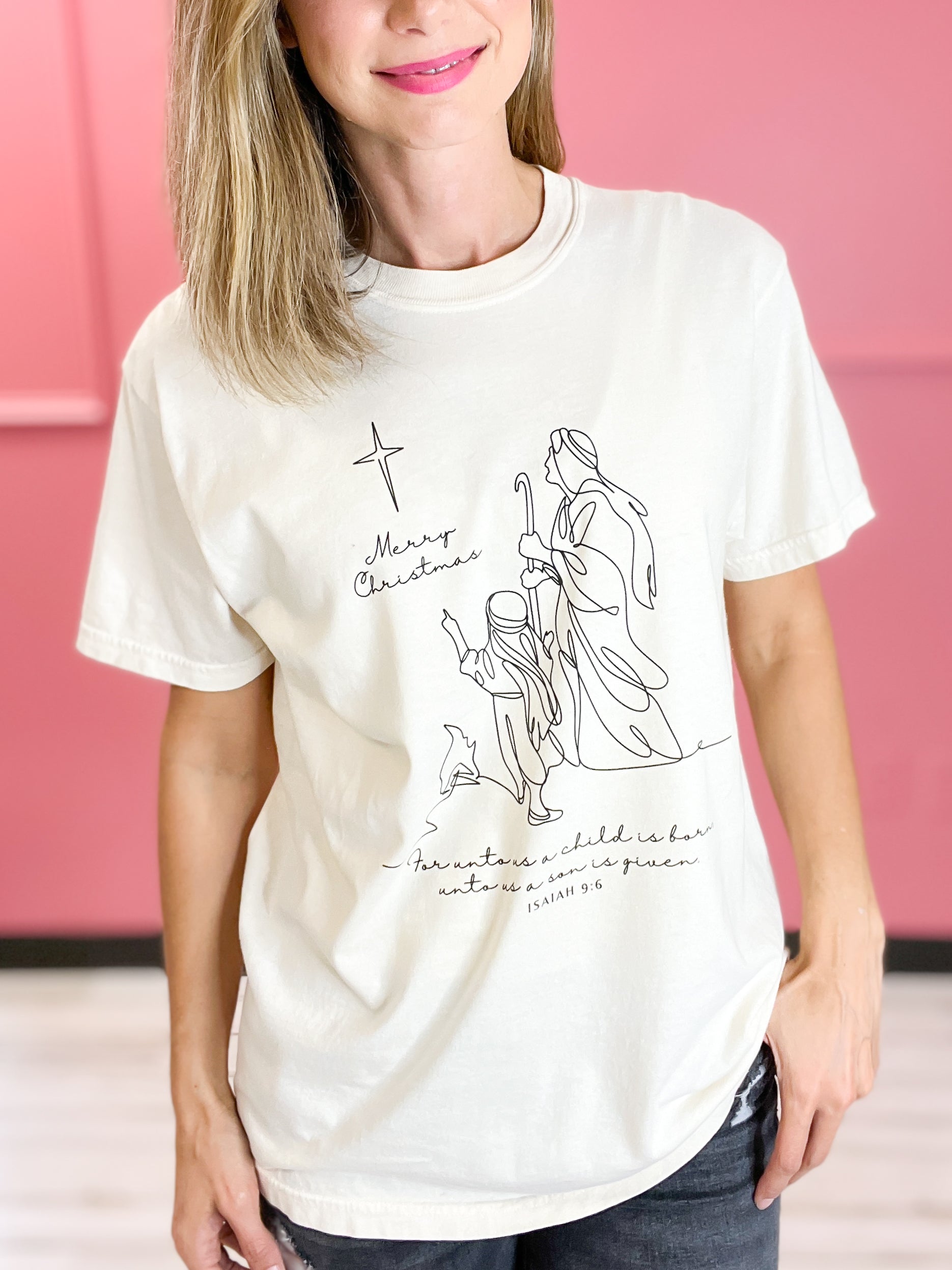Unto us a Child Was Born Graphic Top