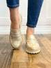 Corkys Boost Loafer Shoes in Gold Metallic