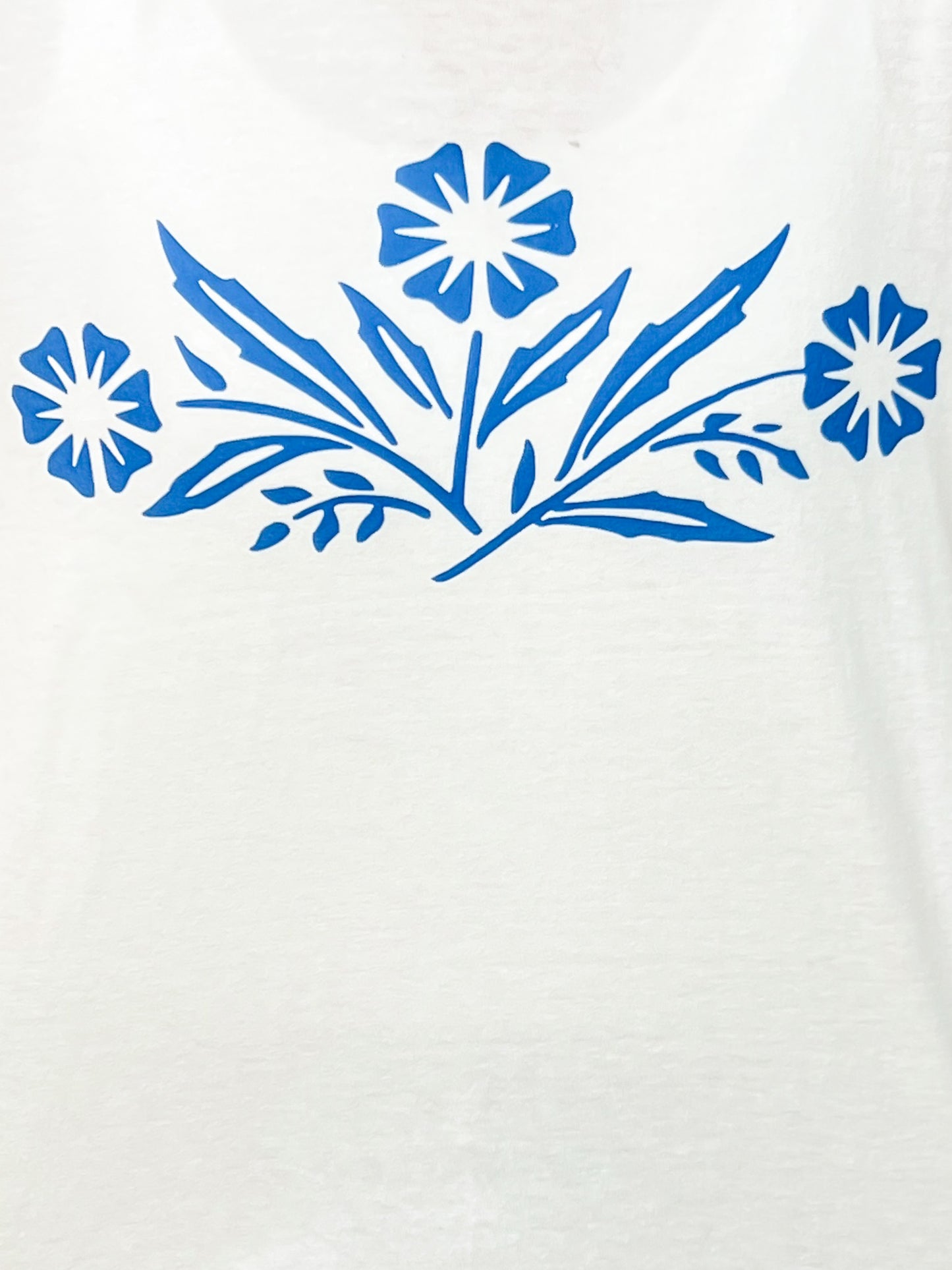 Vintage Flower Design Graphic Tee