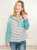 On The Go Stripe Sweatshirt