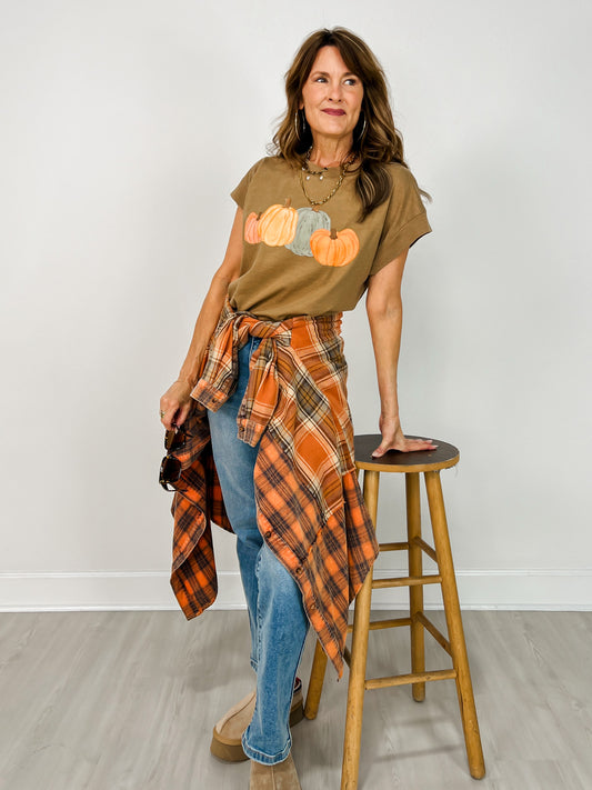 Hand Painted Pumpkins Graphic Tee