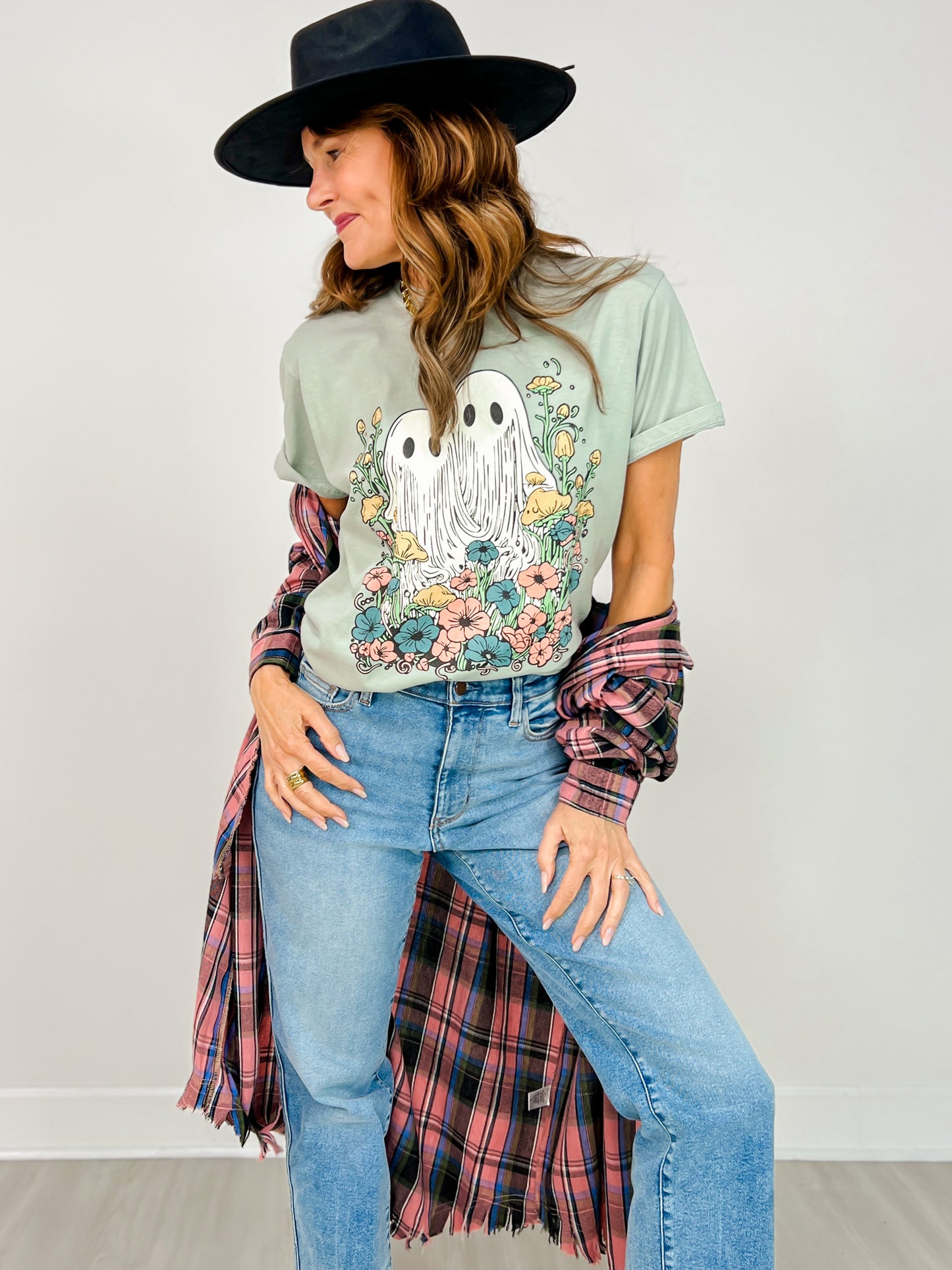 Blooming Ghosts Graphic Tee