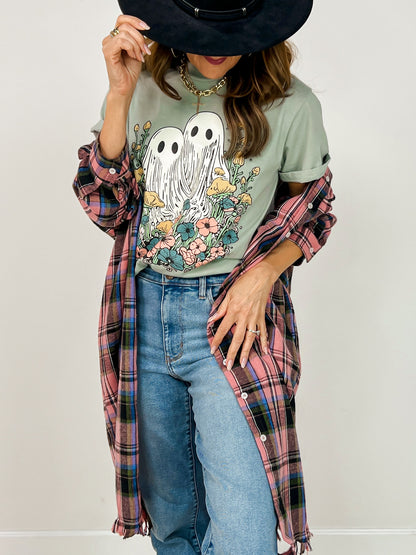 Blooming Ghosts Graphic Tee