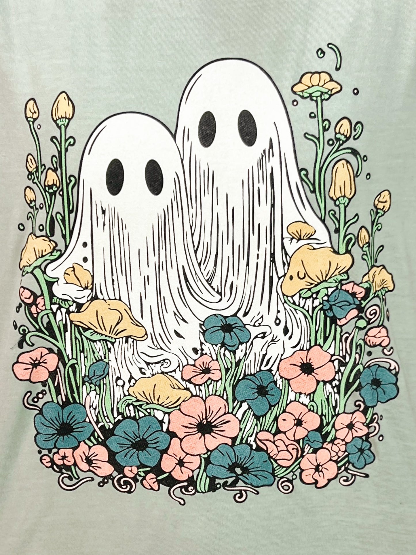 Blooming Ghosts Graphic Tee