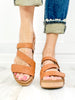 Corkys Rain Check Wedge Sandals in Cognac