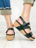 Corkys Rain Check Wedge Sandals in Black