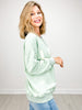 OVERSIZED Long Sleeve Love Patch French Terry Sweatshirt