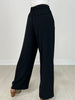 High Waisted Solid Knit Pants with Side Pockets
