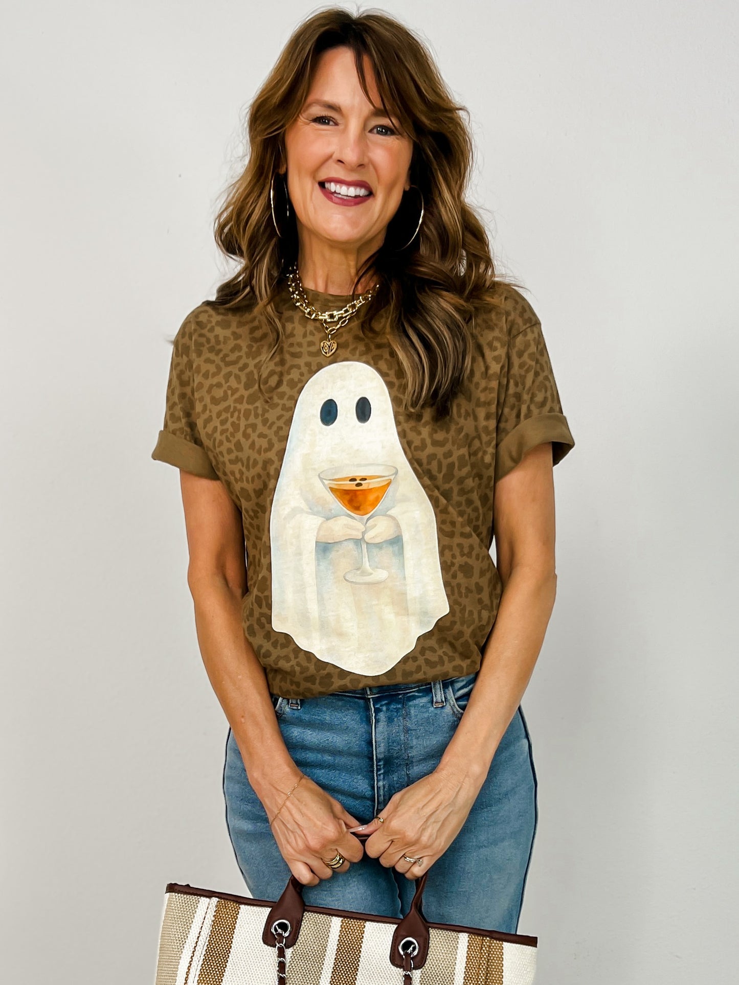 Espresso Ghostini Graphic Tee