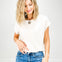 Exposed Seam Detail Boxy Muscle Top
