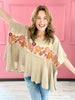 It's Not Rocket Science Embroidered Knit Poncho Top