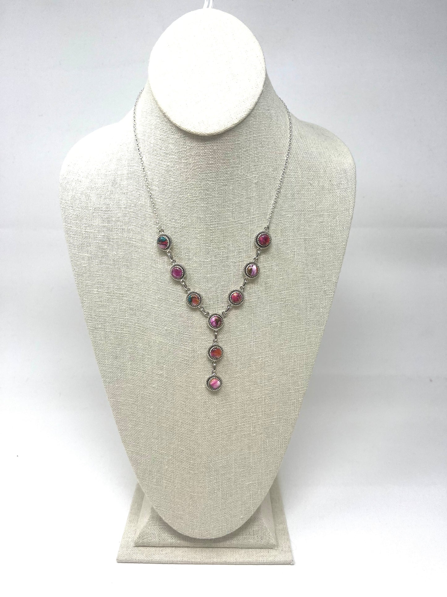 Hada Collection Pink Dahlia Y Necklace