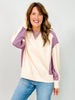Color Block Long Sleeve Pullover Top