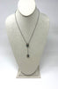 Hada Collection Stone Teardrop Y Necklace