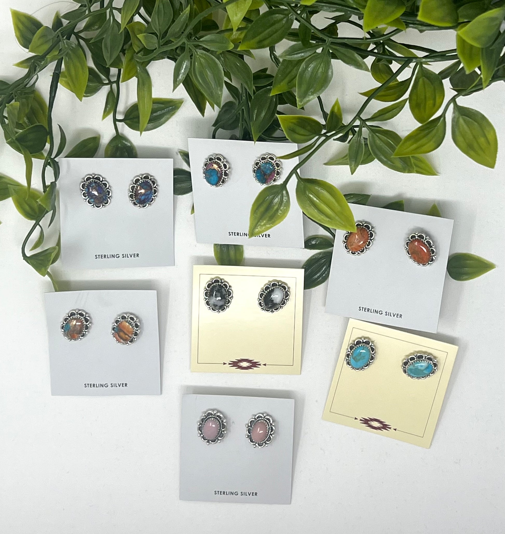Hada Collection Oval Scallop Earrings