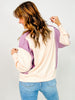 Color Block Long Sleeve Pullover Top