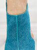 Corky's Carley Turquoise Washed Canvas Wedge Shoe