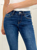The Clara Vervet Mid Rise Flare Jeans