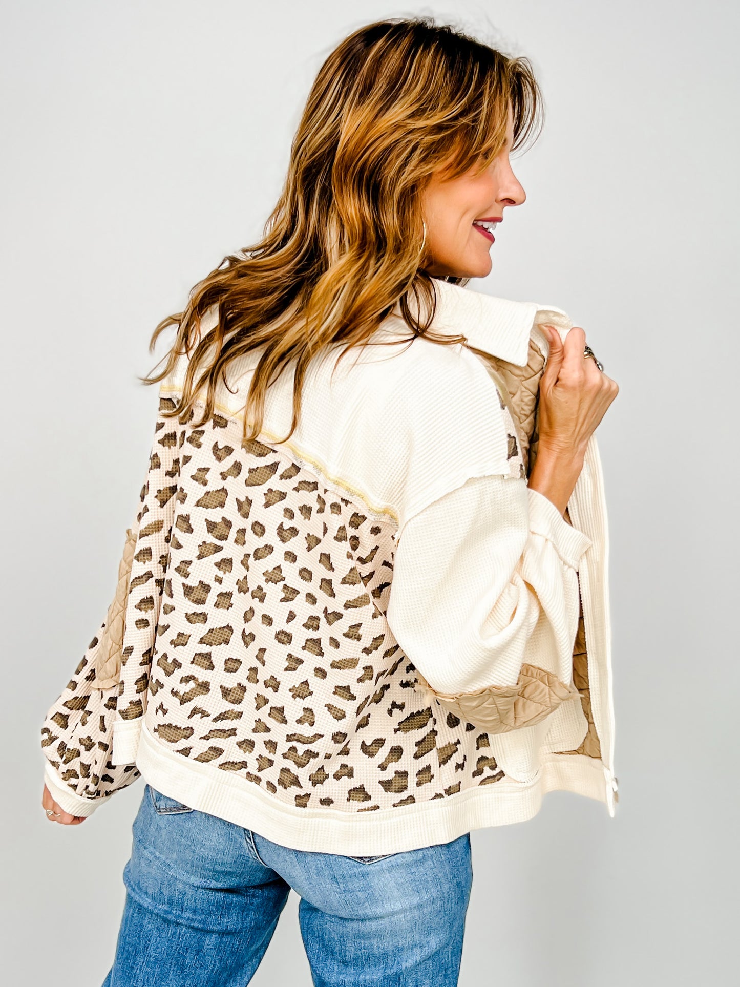 Long Sleeve Thermal Contrast Jacket