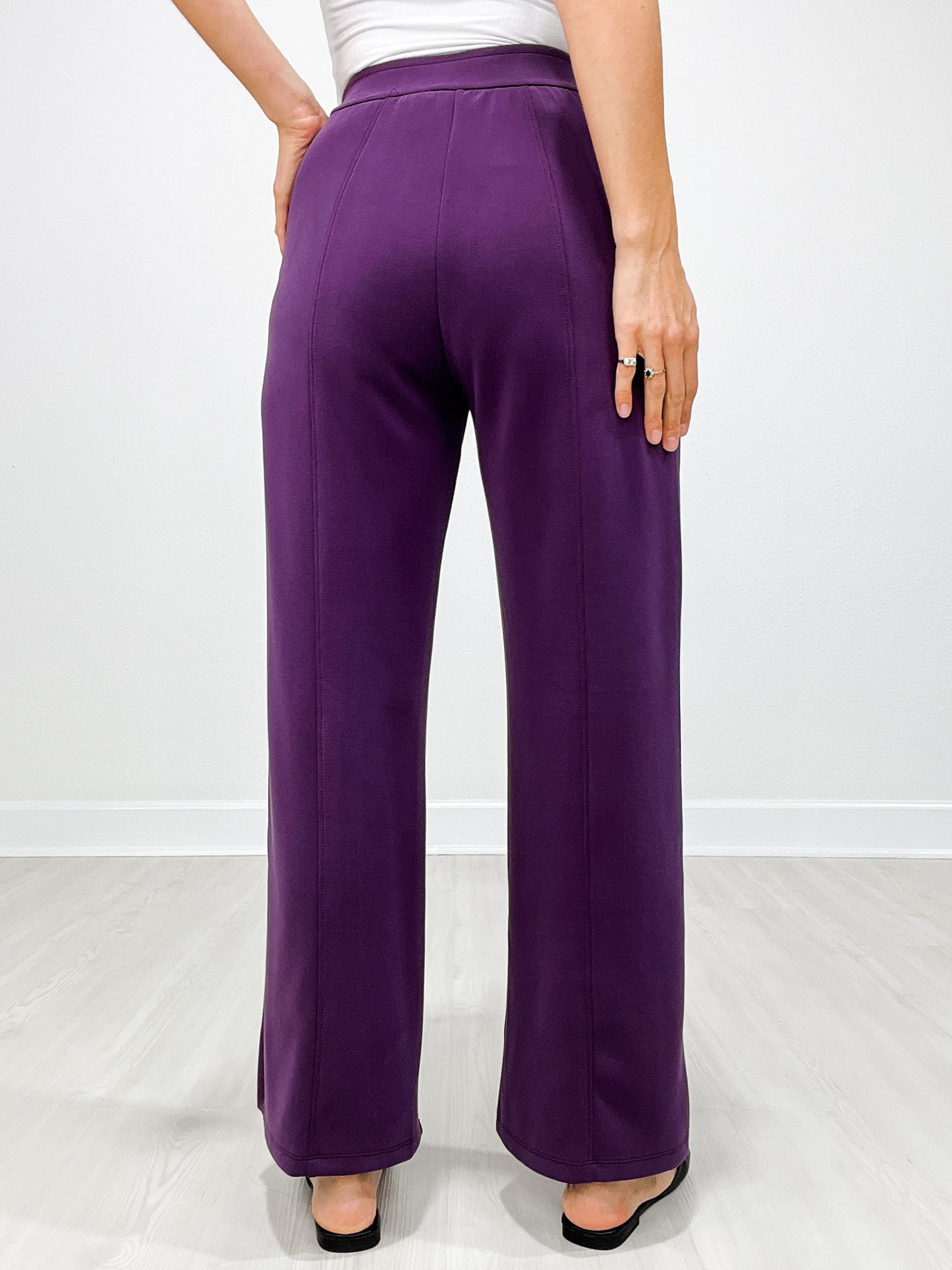 Soft Modal Relaxed Fit Flared Pants